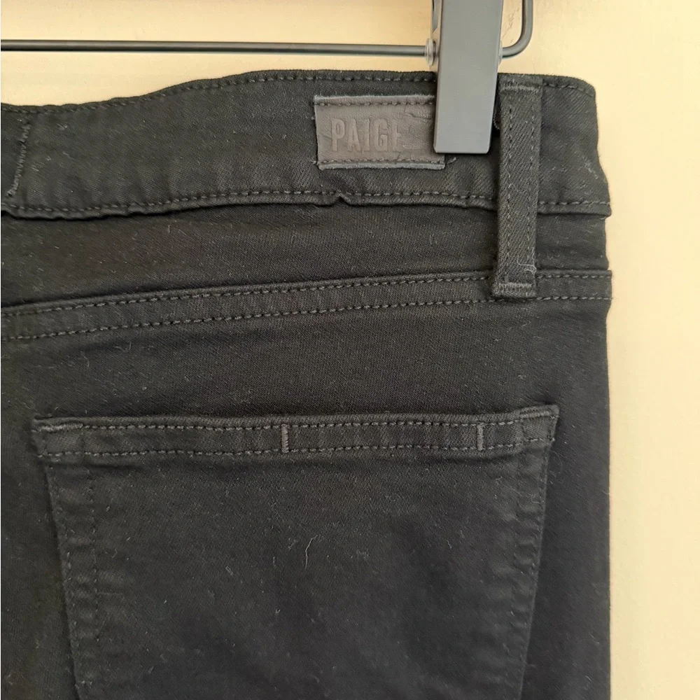 Paige Verdugo Crop black jeans size‎ 29 stretch denim casual classic skinny
